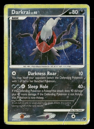 Darkrai 4/106 Great Encounters Holo Rare