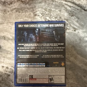 Sony Computer Entertainment Until Dawn Survival Horror PS4 Online DualShock 4