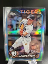 2024 Topps Chrome- Kerry Carpenter Chrome Refractor #196 Tigers