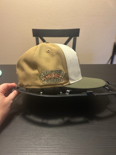 Las Vegas Raiders Super Bowl XVIIl 59Fifty New Era Bronceado Neutro Gorra Hombres 7 3/8 - Imagen 2 de 6