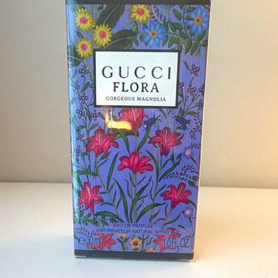 Gucci Flora Gorgeous Magnolia Eau de Parfum Spray, 1.0 fl oz Regular Size