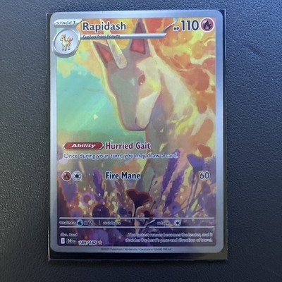 Rapidash 189/182 Sv10: Destined Rivals Illustration Rare