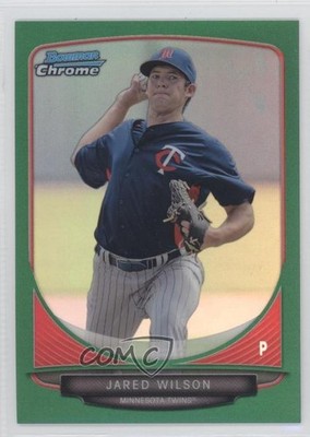 2013 Bowman Draft Picks Chrome Green Refractor 23/75 Jared Wilson #BDPP96 sh7