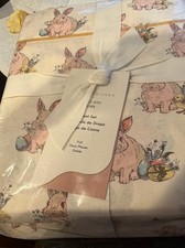 West elm Kids Pink Chicken Vintage Bunnies Sh...