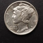 1942 **P** MERCURY HEAD SILVER DIME *NICE COIN!* - FREE SHIPPING! M7980