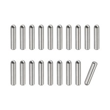 2.5x12mm Dowel Pins, 20pcs Round Head Flat Chamfered End Dowel Pin