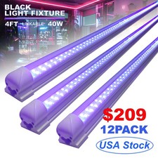 UV Led Black Light Bar 4Ft 40W Excellent to Creat a Dramatic Atmosphere in Room
