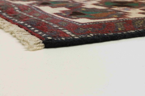 Belutsch Teppich 153x71 Braun Gelb Läufer Wolle Handgeknüpft Unikat RUGEAST - Bild 6 von 6