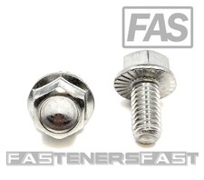 (25) 5/16-18x5/8 Stainless Steel Hex Flange Bolts 5/16-18x5/8 Flange Screws