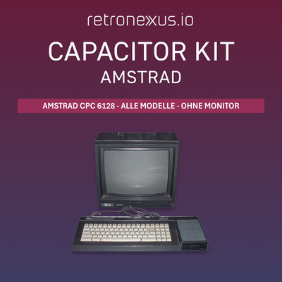 AMSTRAD CPC 6128 Capacitor Kit 12x Würth Elektronik Kondensatoren Recap THT
