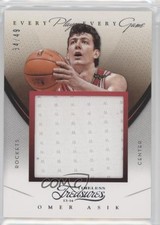 2013-14 Panini Timeless Treasures Every Player Game Jerseys 34/49 Omer Asik 00ix