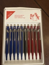 Penne a sfera in metallo Caran D'Ache E esposizione negozio NUOVE VECCHIO MAGAZZINO RARE