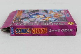 Original Sega Game Gear Sonic the Hedgehog Chaos Video Game & Box ** Untested