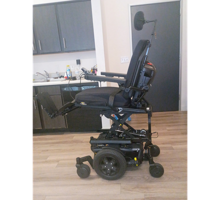 #ad Quantum Edge 3 Power Wheelchair Black Electric iLevel Seat Adjustable Reclining $1000.00