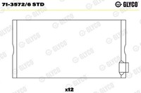 Glyco Pleuellager 71-3572/6 Std FüR MERCEDES-BENZ