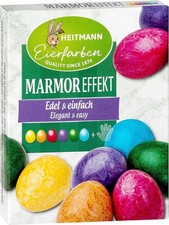 Heitmann Eierfarbe Marmor Effekt Osterfarben + Handschuhe