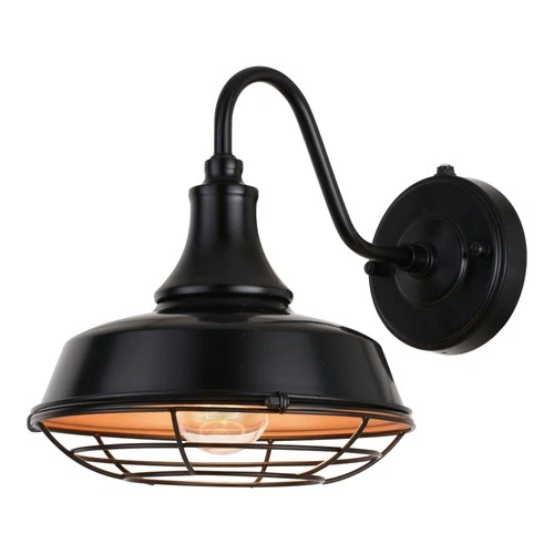 Vaxcel Lighting T0610 Dorado 10" Tall Outdoor Wall Sconce - Dark Bronze / Light - Picture 1 of 12