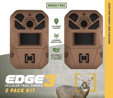 Moultrie Edge 3 Cellular Trail Camera 2 Pack