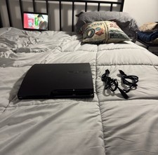 Sony PlayStation 3 PS3 Slim CECH-2001A 120GB Console W/ Cords- Tested Working 