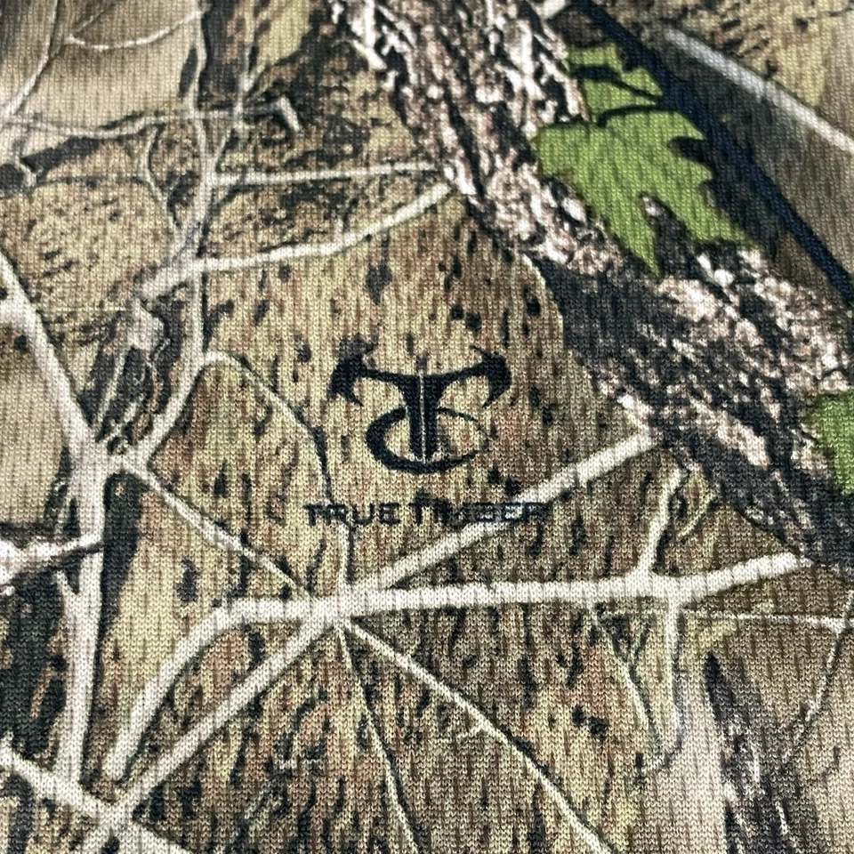 Red Head Pullover Shirt Men’s XL True Timber Camouflage 1/4 Zip Lightweight T570 - Image 3 of 4