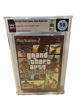GTA San Andreas PS2 WATA 10 A++ Sealed USA Th...
