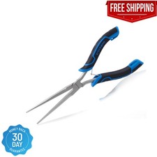 Long Reach Needle Nose Pliers Thin Extra Long Needle Nose Pliers with Serrated J