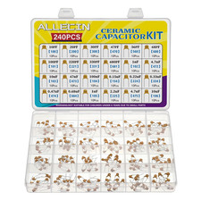 24 Values Monolithic Ceramic Capacitor Assortment Kit 10Pf 20Pf 30Pf 47Pf 56Pf 6