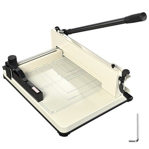 Paper Cutter Trimmer Industrial Guillotine 12" Cut Length Stack Heavy Duty