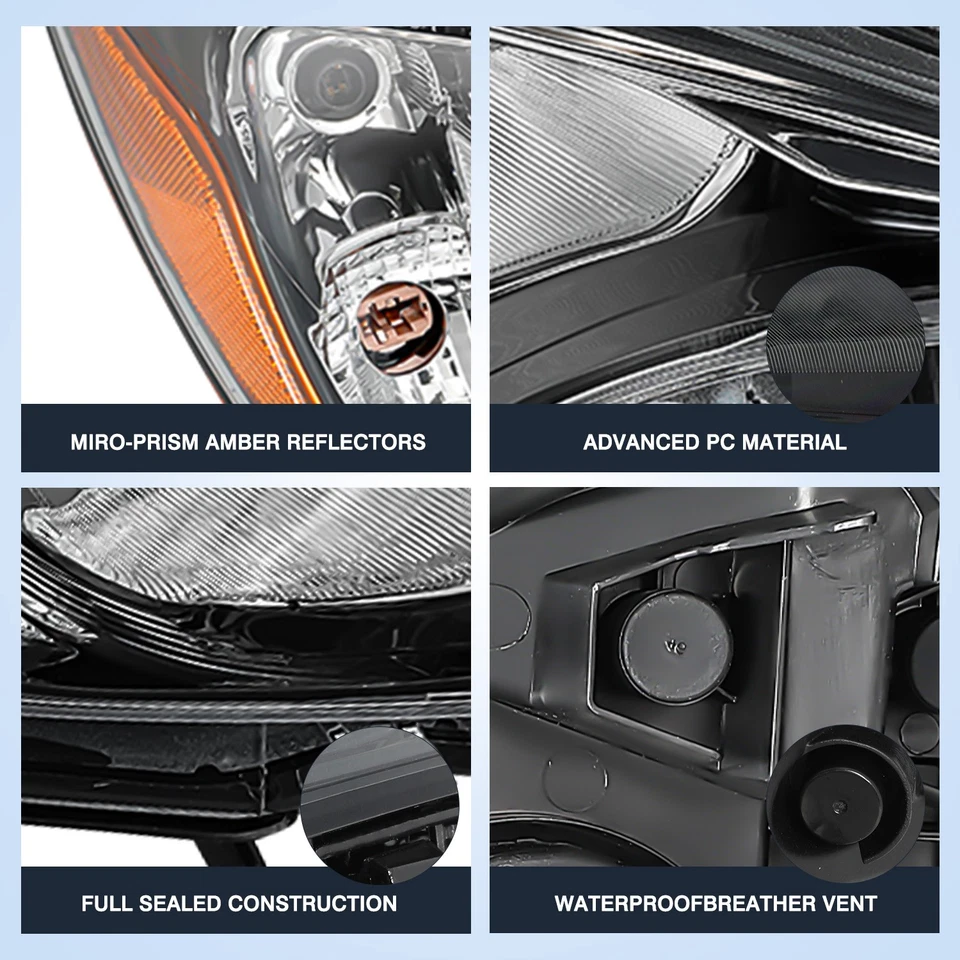 For 2016-2019 Toyota Yaris Yaris iA Sedan Headlight Halogen Passenger Right Side - Image 4 of 4