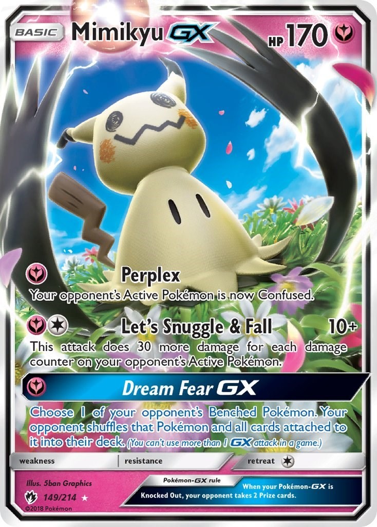 Mimikyu GX [SM - Lost Thunder SM8 Holofoil - 149/214 NM]