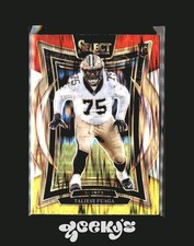 2024 Select - Concourse Taliese Fuaga #56 Yellow & Red Shock Prizm (RC) $2MIN OR