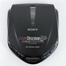 Sony D-M801 Car Discman Portable CD Player ESP Mega Bass Tested Working