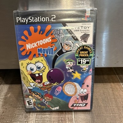 Nicktoons Movin' Sony PlayStation 2 PS2 Video Games Sealed New