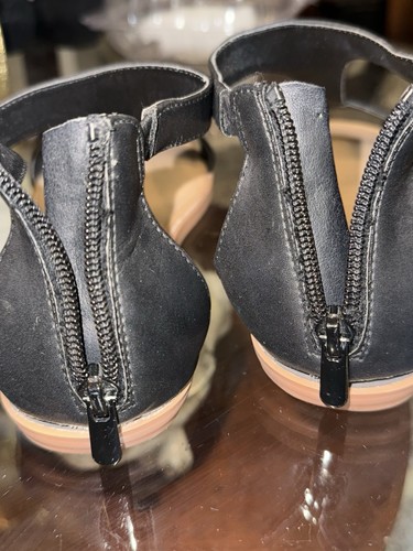 Torrid Women’s 8W Strappy Ankle Strap Sandals Faux Leather Back Zip - Picture 6 of 9