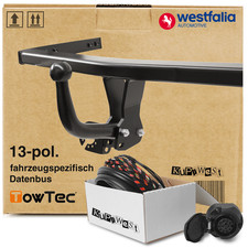Für Seat Leon KL1 / KLG Westfalia Anhängerkupplung starr & 13poliger E-Satz AHZV