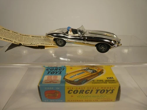 Corgi Toys 312 E Type Jaguar Competition Vintage Boxed Original Excellent