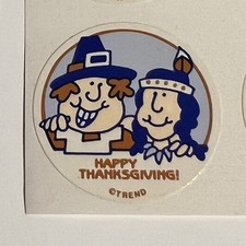 Vintage Trend Scratch n Sniff Sticker Happy Thanksgiving Rare Lot Of 17