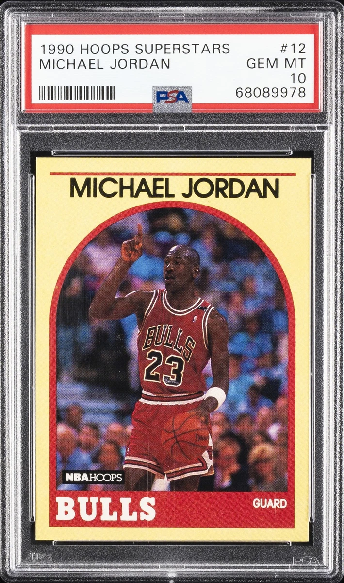 Michael Jordan Basketball Grade 10 1989-90 Season Sports Trading
