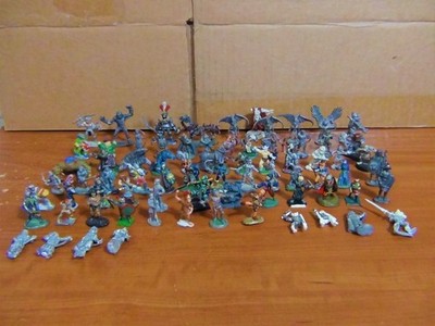 Metal D&D Fantasy Miniatures Junk Damaged Conversion Lot Partha Grenadier 25mm