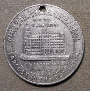 Canada: Montreal, Windsor Hotel, Largest In The Dominion, 1878 LeRoux 1535