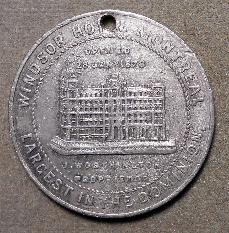 Canada: Montreal, Windsor Hotel, Largest In The Dominion, 1878 LeRoux 1535