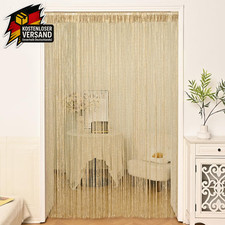 Insektenschutz Fadenvorhang 100x200cm Balkontür Perlenvorhang Türvorhang Seilvor