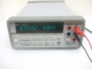 AGILENT-34401A-Multimeter-6-5-digit-Broken-real-Free-Shipping