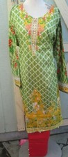 Pakistani beautiful print lawn cotton pant kameez 3XL size bust 48