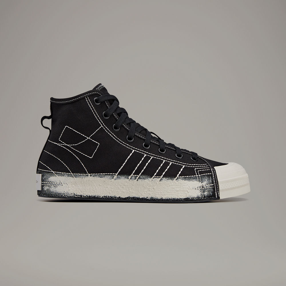 ◆Y-3◆ Y3 Nizza High Black JQ2449 adidas Y-3 Nizza Hi Color Black Black Talc JQ2449 Sneaker