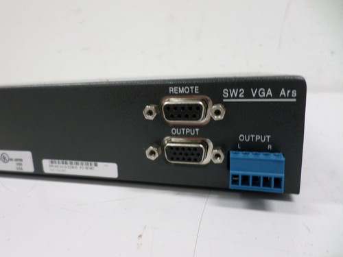 Extron 4-port VGA Video and Stereo Audio Switcher, SW VGA/Ars Series, 4-Channel - Picture 4 of 5