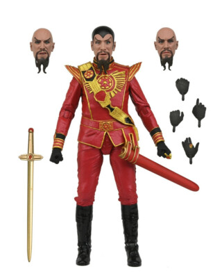Flash Gordon 1980 Ming Red Militairy Outfit Ultimate 7'' 18cm Action Figur Neca