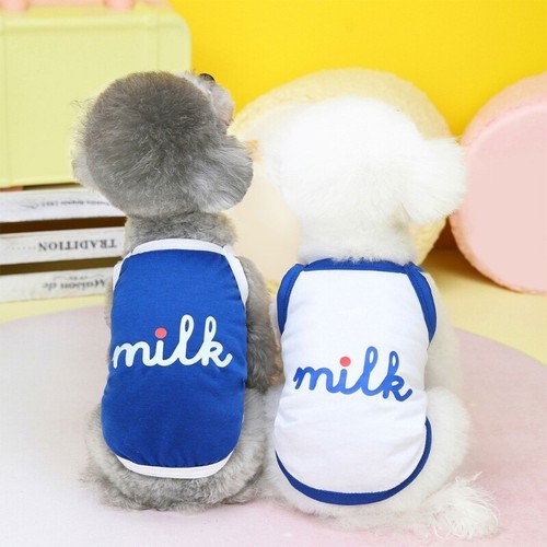 Letter Print Dogs Suspender Vest Daily Walking Pet Vest Dog Pajamas Dogs Costume - Picture 5 of 17