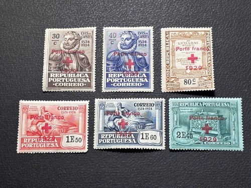 PORTUGAL stamps 1929 Red Cross , Luis Camoes , Ovptd / MNH / EA166