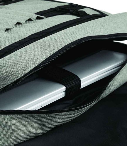 BagBase zweifarbige digitale 15,6 Zoll Laptoptasche Arbeit Uni Reise Kuriertasche BG218 - Bild 3 von 13
